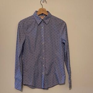 New Brooks Brothers Blue Striped Women's Blouse, size 2
